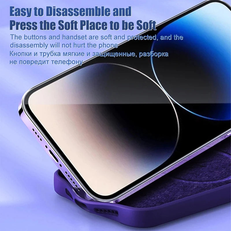 Coque Silicone Liquide MagSafe iPhone 16/15/14/13/12/11 Pro Max
