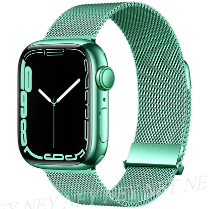 Bracelet Milanais pour Apple Watch 38/40/41/42/44/45/49mm — Maille Inox