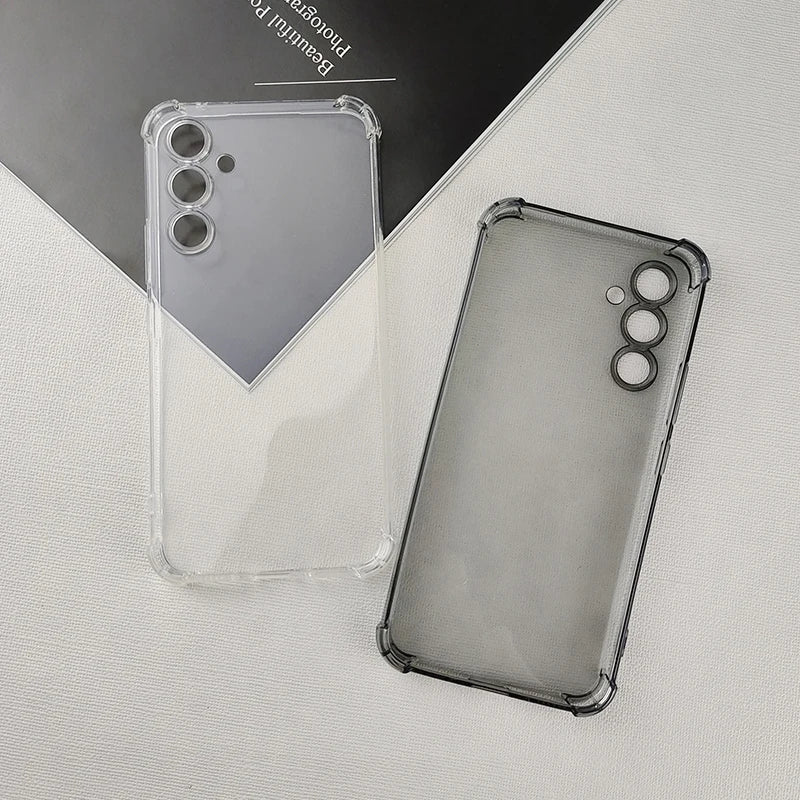 Coque silicone transparente Samsung Galaxy A vue angle