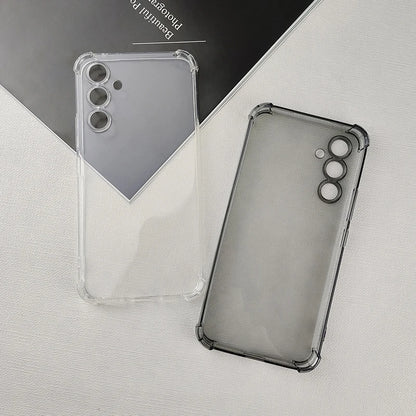 Coque silicone transparente Samsung Galaxy A vue angle