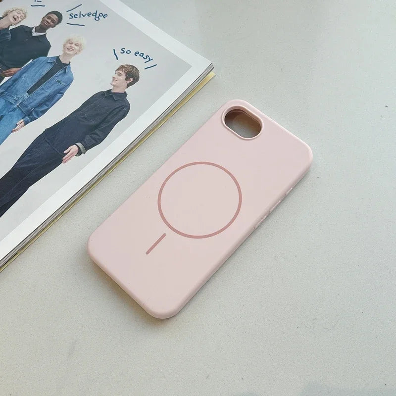 Coque Silicone Magnétique iPhone 16E / SE 4 (2025) — MagSafe