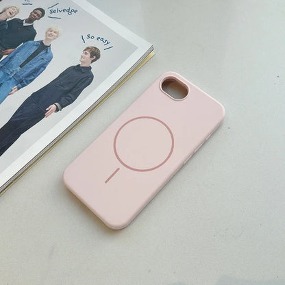 Coque Silicone Magnétique iPhone 16E / SE 4 (2025) — MagSafe