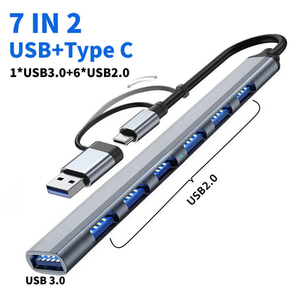 Station d'Accueil USB-C Multiport — Lecteur SD & Audio