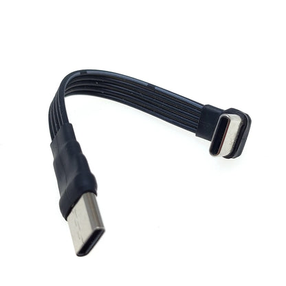 Câble d'Extension USB-C 90° — 3A, 5 à 100 cm