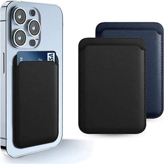 Coque Portefeuille en Cuir MagSafe — iPhone 12 à 15 Pro Max