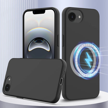 Coque Silicone Liquide MagSafe iPhone 16/15/14/13/12 Pro Max & SE