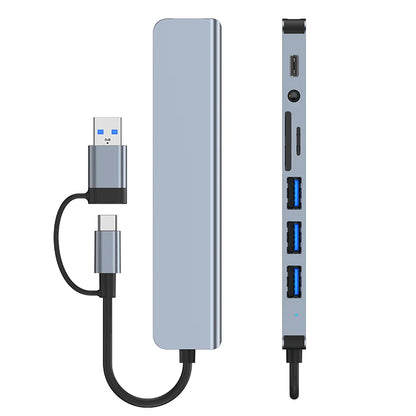 Station d'Accueil USB-C Multiport — Lecteur SD & Audio