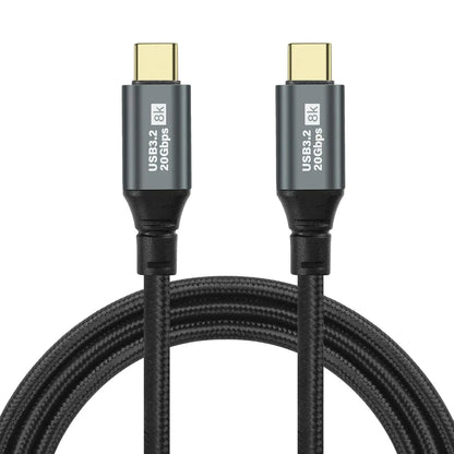 Câble USB-C vers USB-C 100W 5A PD — 20Gbps, Affichage 4K/8K
