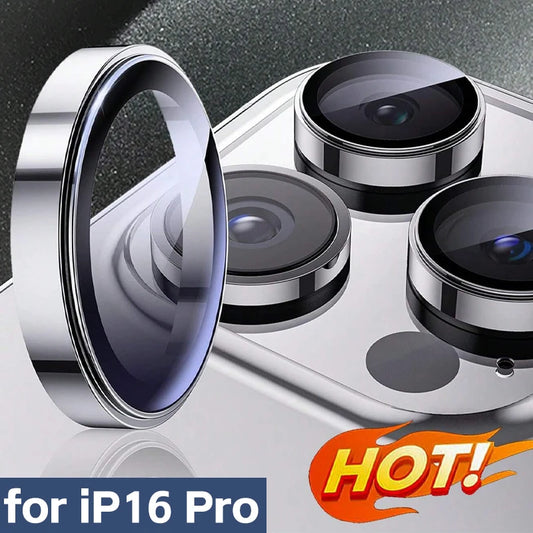 Anneau Protège Objectif iPhone 16 Pro / 16 Pro Max — Lot de 3 en Métal