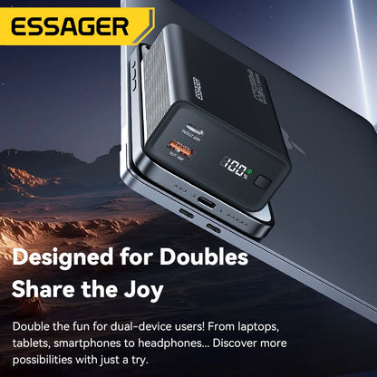 Batterie Externe Essager 20000mAh PD 65W — Charge Rapide