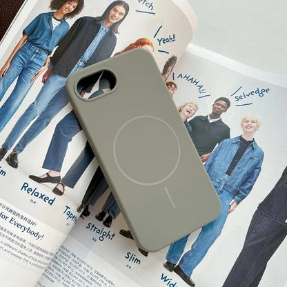 Coque Silicone Magnétique iPhone 16E / SE 4 (2025) — MagSafe