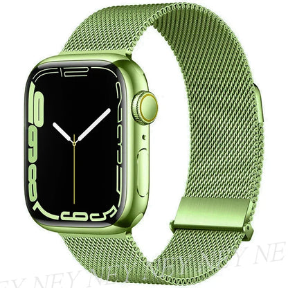 Bracelet Milanais pour Apple Watch 38/40/41/42/44/45/49mm — Maille Inox