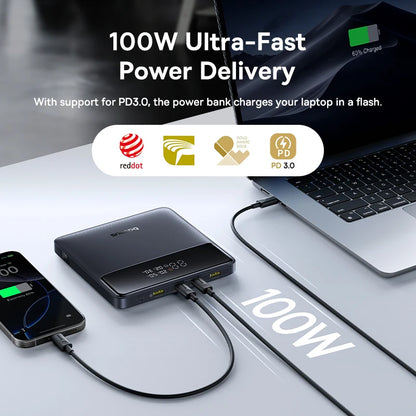 Batterie Externe Baseus 100W 20000mAh — USB-C PD Charge Rapide