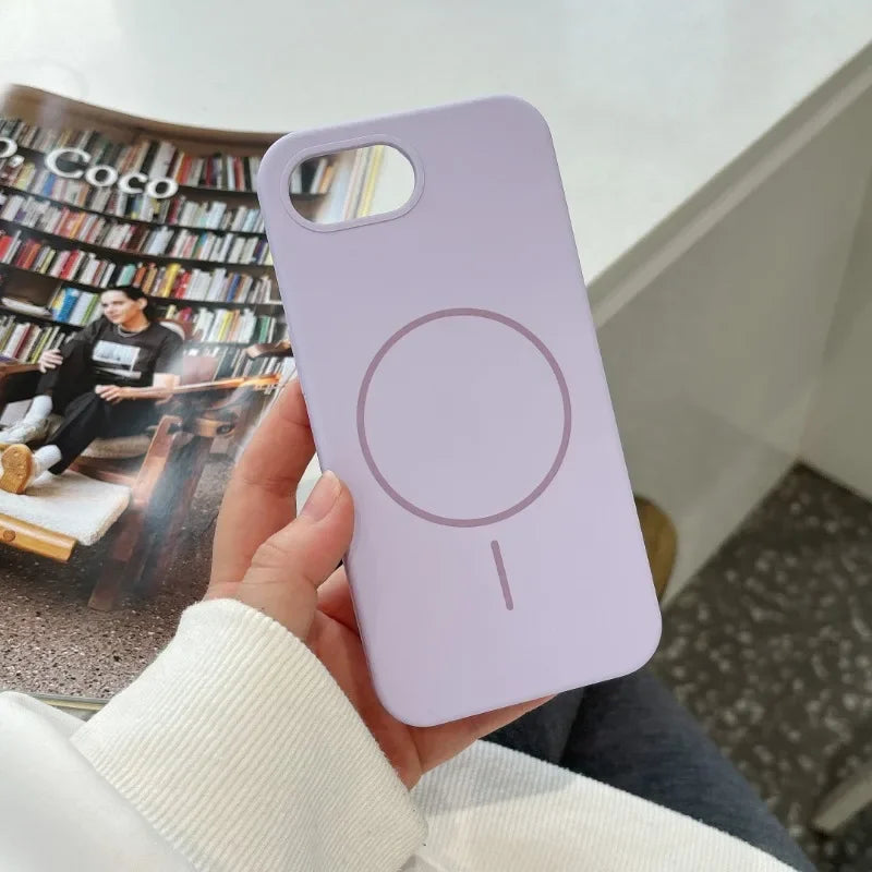 Coque Silicone Magnétique iPhone 16E / SE 4 (2025) — MagSafe