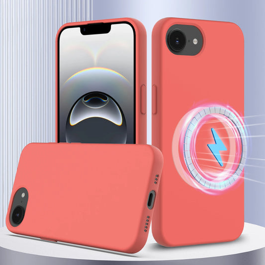 Coque Silicone Liquide MagSafe iPhone 16/15/14/13/12 Pro Max & SE