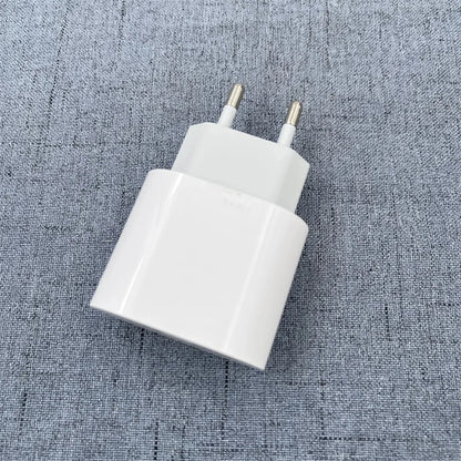 Chargeur USB-C 20W BURGAS vu de dessus, port USB-C Power Delivery