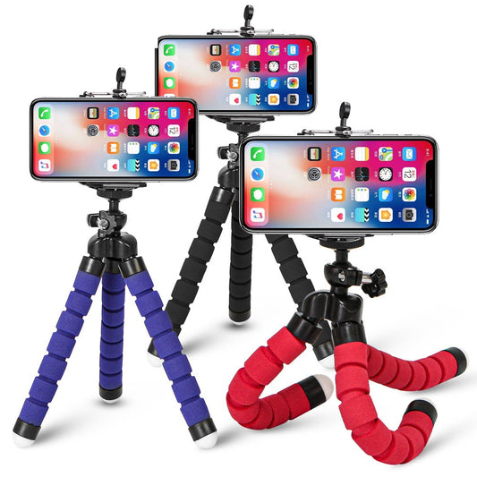 Trépied Pieuvre Flexible pour Smartphone — Support Octopus & Pince Universelle